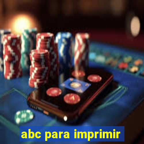 abc para imprimir